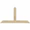 Ekena Millwork Portland Rough Sawn Timber Gable Bracket, Douglas Fir, 48"W x 26"H x 4"D x 4"F, 13/12 Pitch GBW048X26X0404POR00RDF - alternate 1